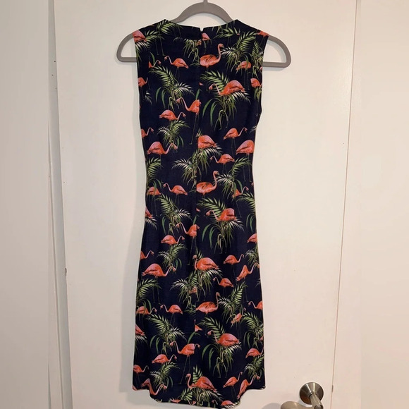 Hobbs London Flamingo Sleeveless Dress Size 4 - Picture 2 of 5